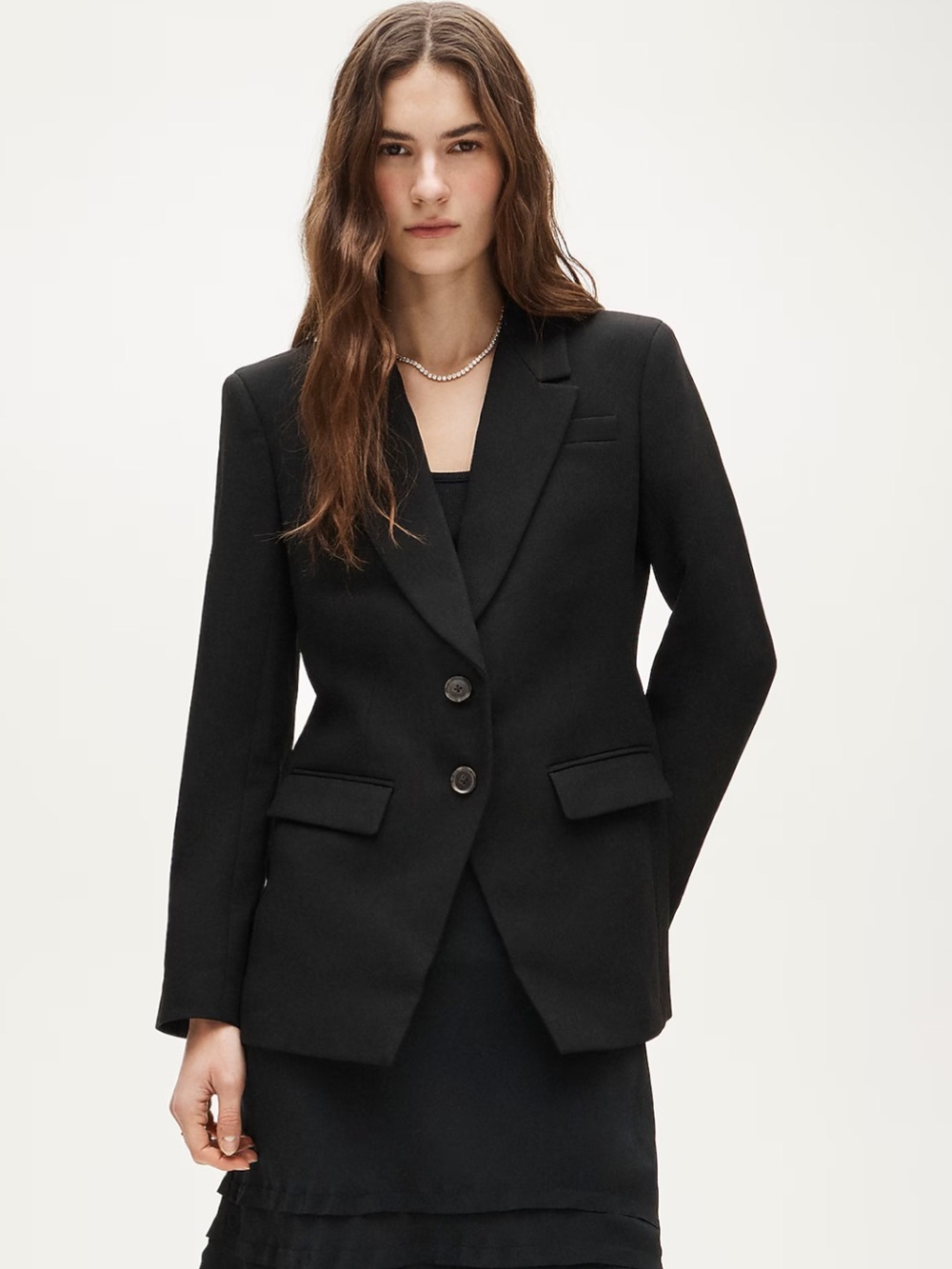 NWT J. Crew Madelyn blazer in four-season stretch 4P Black